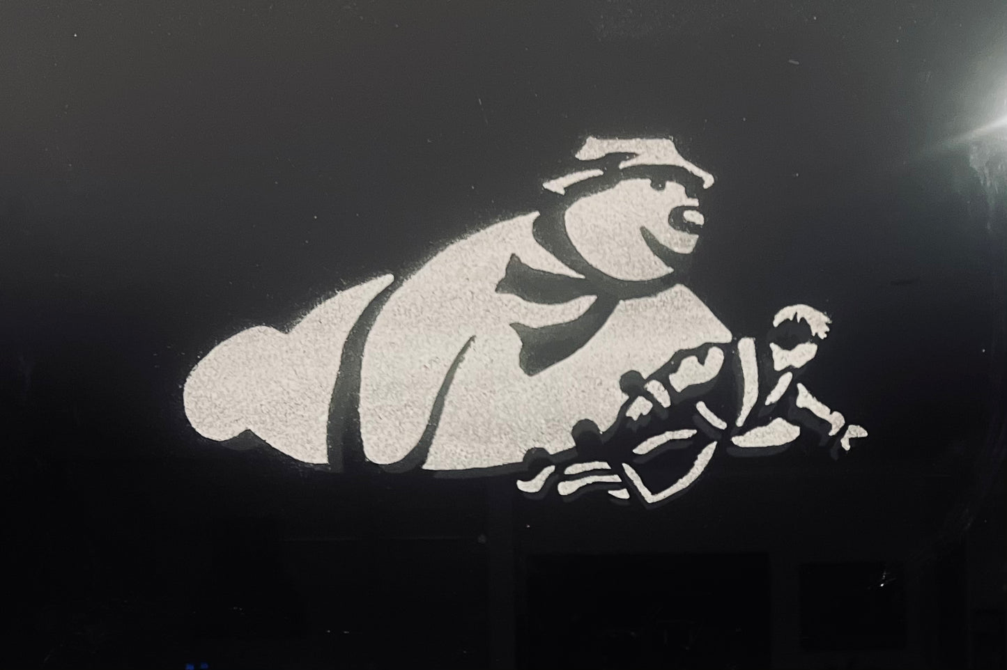 Snow Window Snow Window Stencil